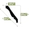 Ekena Millwork WM48 - 3 3/8"H x 2 1/2"P x 4 1/4"F x 96"L Crown Moulding, PVC WM48X96SWPV - alternate 5